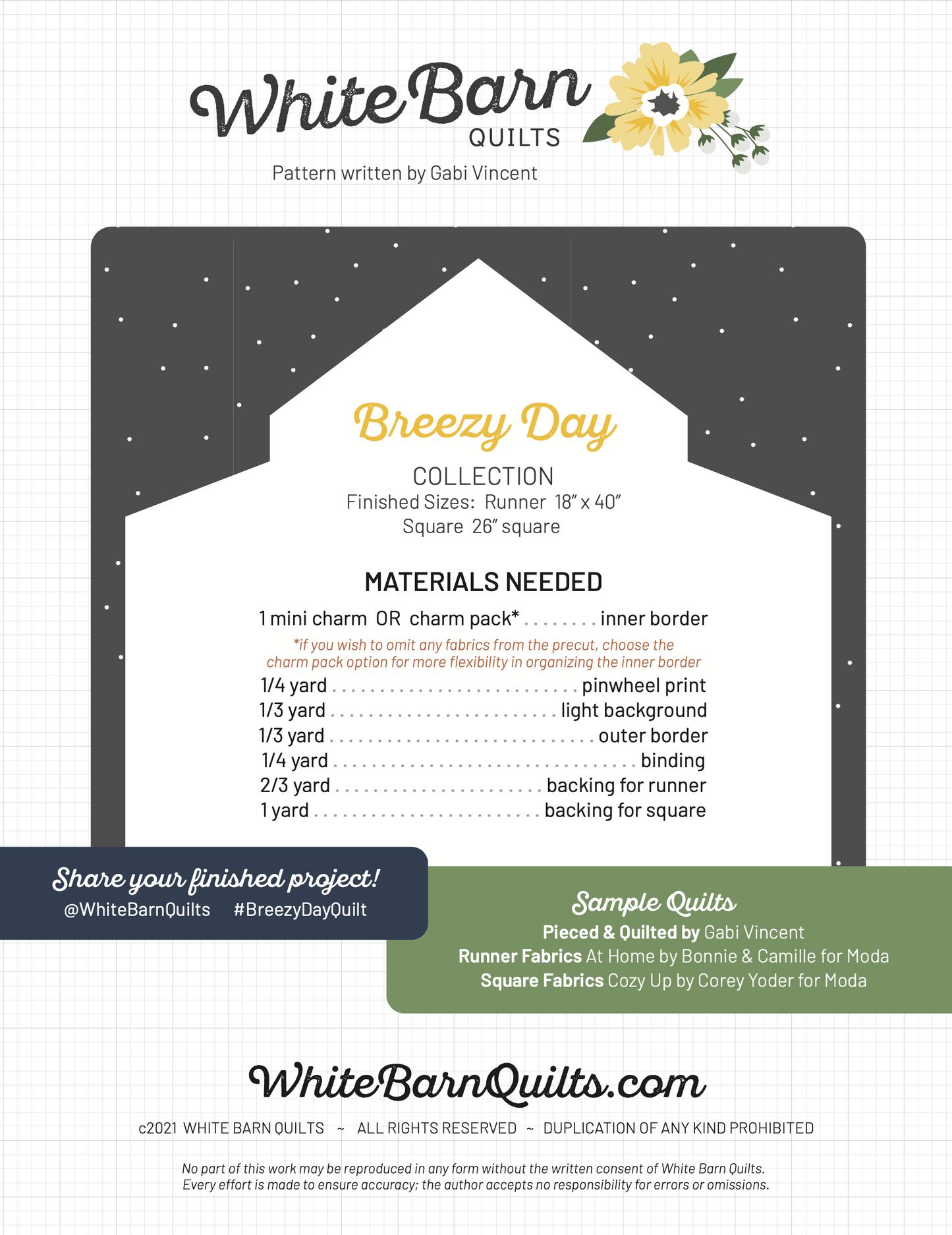 Breezy Day PDF Pattern