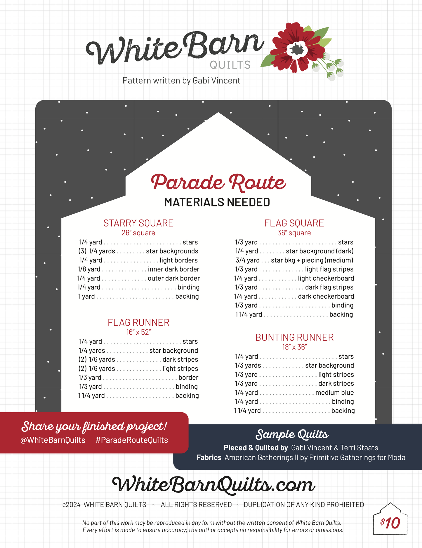 Parade Route PDF Pattern