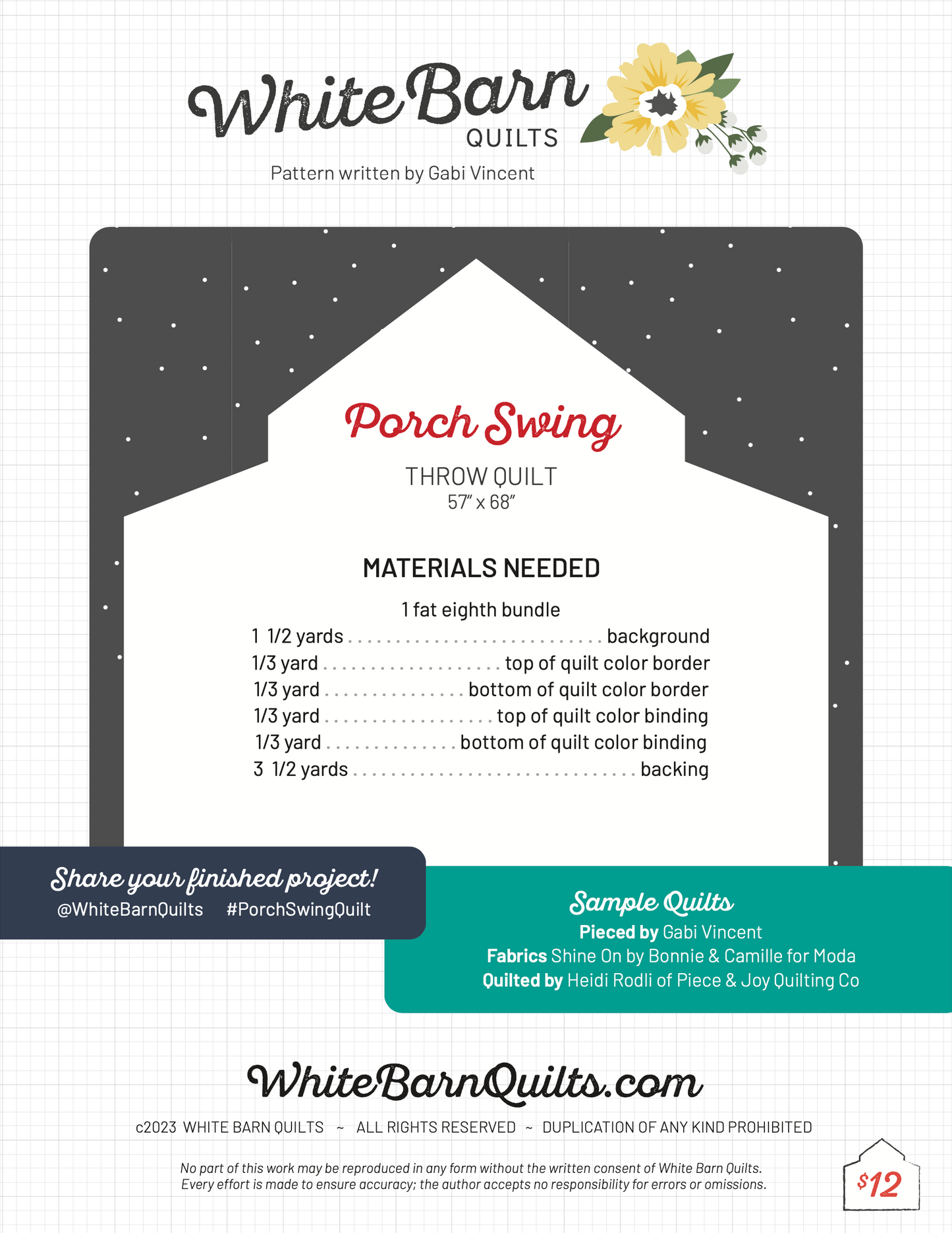 Porch Swing PDF Pattern