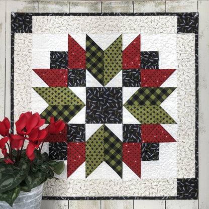 Bachelor Button Barn Quilt PDF Pattern