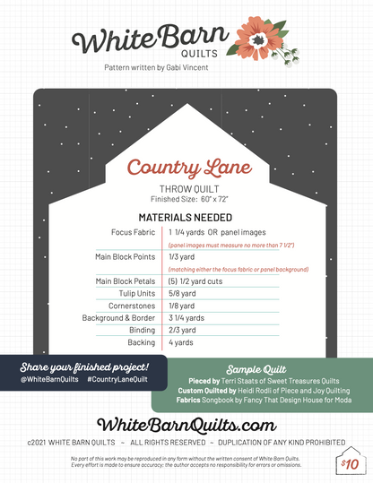 Country Lane PDF Pattern