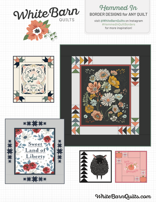 Hemmed In Quilt Borders PDF Pattern