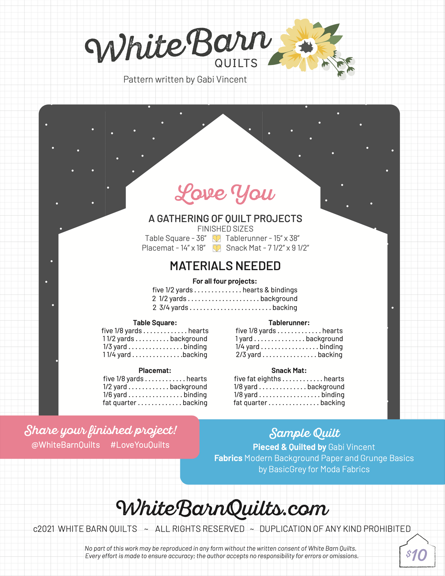Love You Collection PDF Pattern