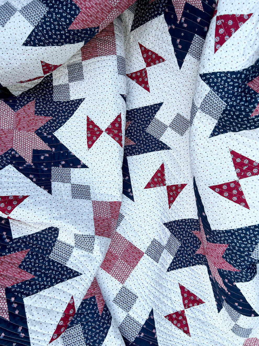 North Star PDF Pattern – White Barn Quilts