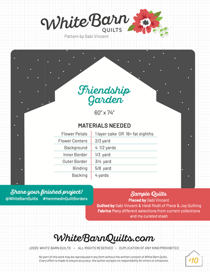 Friendship Garden PDF Pattern