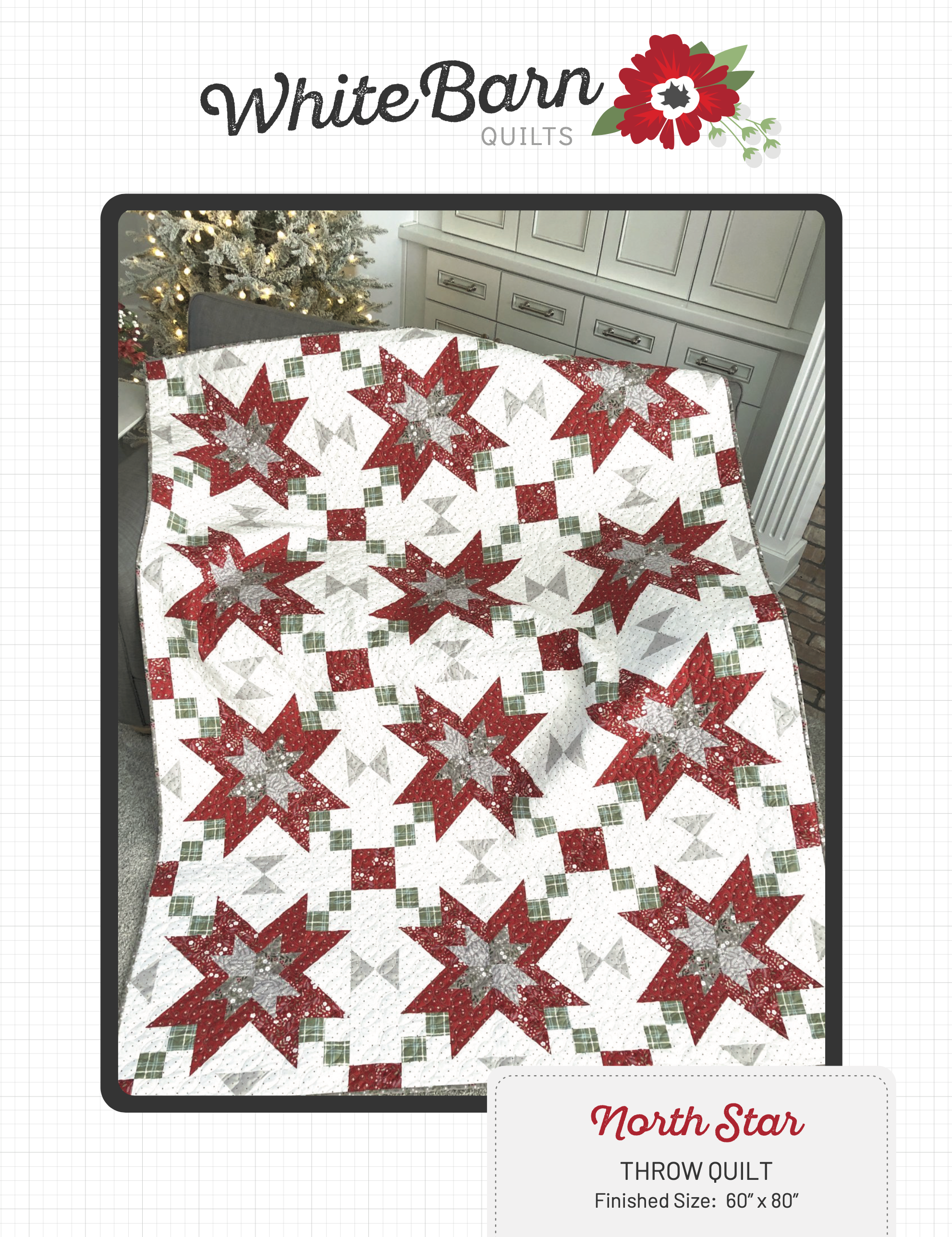 North Star PDF Pattern – White Barn Quilts